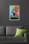 Trends International Minecraft: Legends - Key Art Wall Poster, 22.4L x 14.7W, Blonde Framed Version