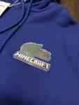 NWT Lacoste Minecraft Hoodie Logo Unisex Pullover Drawstring Blue Size Large