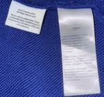 NWT Lacoste Minecraft Hoodie Logo Unisex Pullover Drawstring Blue Size Large