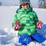 Syhood 6 Pairs Stretch Winter Kids Gloves Camouflage Full Fingers Gloves for Boys 5-8 Years old (Classic Colors, Medium)