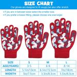 Syhood 6 Pairs Stretch Winter Kids Gloves Camouflage Full Fingers Gloves for Boys 5-8 Years old (Classic Colors, Medium)