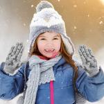 SATINIOR 6 Pairs Boys Girls Magic Stretch Gripper Gloves Winter Knitted Full Finger Gloves for 4-8 Years Old Kids, 6 Styles