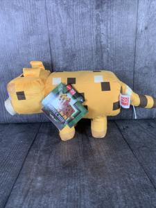 Mattel Minecraft Basic Plush Ocelot Soft Doll, Video Game-Inspired Collectible Toy for Kids & Fans Ages 3 Years Old & Up