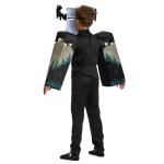 Disguise Minecraft Warden Costume, Official Deluxe Minecraft Costume for Kids with Headpiece and Jumpsuit, Child Size (10-12)