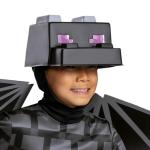 Disguise Ender Dragon Costume, Official Deluxe Minecraft Costume for Kids with Headpiece and Armor, Child Size (4-6)