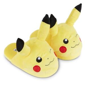 Boys Pokemon Pikachu Costume Slippers - Gotta Catch Em All - Official Pokemon Slippers (Yellow, 13-1 Little Boys)