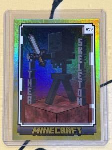 2024 Panini Minecraft - Wither Skeleton Gold /99 Rare #59
