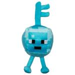 JINX Minecraft Dungeons Mini Crafter Diamond Key Golem Plush Stuffed Toy, Blue, 4.5" Tall