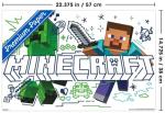 Trends International Minecraft: Doodle - Steve & Creeper Wall Poster, 22.4L x 14.7W, Premium Poster & Mount Bundle