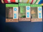 Minecraft Light Paladone Series 1 ICONS: Axolotl/Creeper & Steve-Set of 3 - New!