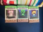 Minecraft Light Paladone Series 1 ICONS: Axolotl/Creeper & Steve-Set of 3 - New!
