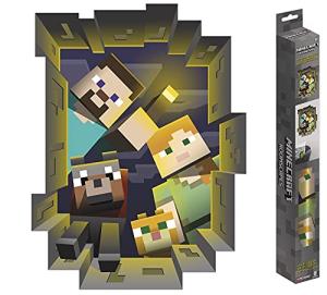 Minecraft Caved In Wall Decal - 18" x 24