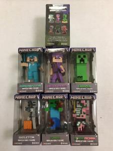 Minecraft Adventure Figures Set Of 6 Series 1 Vinyl Build Your Adventure