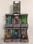 Minecraft Adventure Figures Set Of 6 Series 1 Vinyl Build Your Adventure