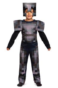 Brand New Minecraft Netherite Armor Jumpsuit Classic Child Costume