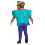 Disguise Herobrine Steve Costume, Official Minecraft Deluxe Kids Costume with Mask, Size (10-12)