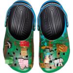 Crocs Unisex-Child Classic Minecraft Clogs, Multi, 6 Big Kid