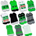 Minecraft Socks Set - Accessories Bundle with 12 Pairs of No Show Socks for Kids Size 10-4, Ages 6-8 Plus Stickers, More | Video Game Apparel