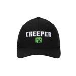 Minecraft Creeper Adult Black Traditional Adjustable Hat
