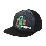 Minecraft Charged Creeper Youth 2-Pack Curved Bill Snapback Hat & Bi-Fold Wallet Combo Set