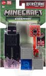 Mattel Minecraft Toys, Enderman Action Figure with Accessory & Redstone Building Piece, 3.25-inch Scale Collectible Set Inspired by Video Game