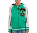 Minecraft Hoodie Jacket 4 5 6 7 8 10 12 Boys Creeper Sweatshirt Embroidered Zip