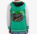 Minecraft Hoodie Jacket 4 5 6 7 8 10 12 Boys Creeper Sweatshirt Embroidered Zip