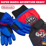 Nintendo Boys' Mario Bros. Ski Gloves - Super Mario Bros. Ski Gloves or Mittens (2-7), Size Age 4-7, Mario Glove