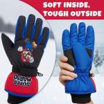 Nintendo Boys' Mario Bros. Ski Gloves - Super Mario Bros. Ski Gloves or Mittens (2-7), Size Age 4-7, Mario Glove