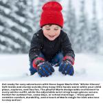 Nintendo Boys' Mario Bros. Ski Gloves - Super Mario Bros. Ski Gloves or Mittens (2-7), Size Age 4-7, Mario Glove