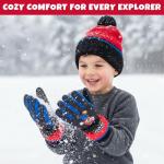 Nintendo Boys' Mario Bros. Ski Gloves - Super Mario Bros. Ski Gloves or Mittens (2-7), Size Age 4-7, Mario Glove