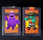 McDonald's Minecraft Adult Happy Meal Toy- GRIMACE & HAMBURGLAR CIB UNUSED Codes