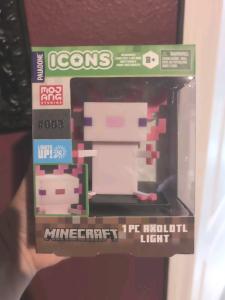 Minecraft Paladone Icons Axolotl Light-Series 1-2024- NIB