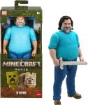 Mattel Minecraft Large-Scale Action Figure 12-inch Posable Steve and Creeper NEW