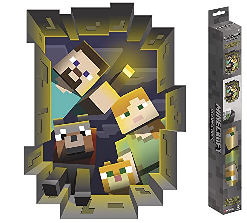 Minecraft Caved In Wall Decal - 18" x 24