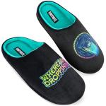 Fortnite Slippers for Boys, US Size 1-9, Fuzzy Non Slip House Shoes, Indoor Kids Slippers, Gamer Gifts for Boys (6/7 US, Black)