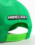Minecraft Creeper Green Snapback Cap | Adjustable Mesh Back Hat for Boys | Kids Minecrafters Gaming Headwear Curved Peak