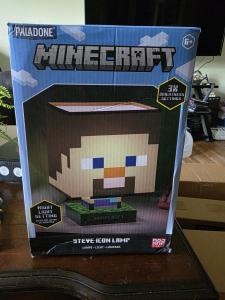 Paladone® Steve Minecraft™ icon light W/t Batteries Mine Craft Video Game Man