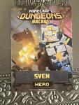 RARE Minecraft Dungeons Arcade Series 3 SVEN HERO FOIL Card
