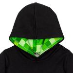 Minecraft Creeper Little Boys Fleece Hoodie & Pants Black/Gray 7-8