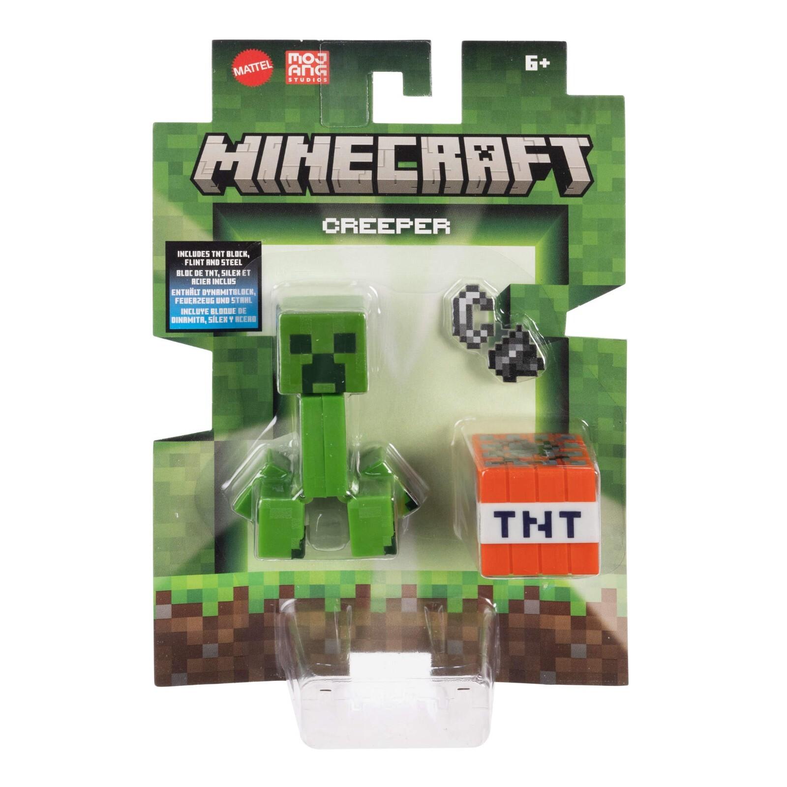 Minecraft Action Figures & Accessories Collection, 3.25-inch Creeper