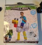 Minecraft Movie Chicken Jockey Child Kids Halloween 3D Pop Out Costume