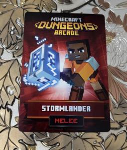 Minecraft Dungeons Arcade Card Stormlander #03/143 Rare Melee