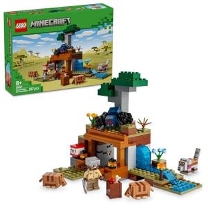 LEGO Minecraft 21269 Armadillo Savannah Exploration, Toy, Birthday Gift, Blocks, Boys, Girls, Children, 8, 9, 10, Elementary School Students