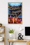 Trends International Minecraft - Worldly Wall Poster, 34L x 22.4W, Blonde Framed Version