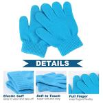 DOOVID Kids Knit Gloves Full Fingers Winter Gloves for Little Boys Girls Stretchy Warm Magic Gloves Age 5-11 Green One Size