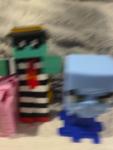 McDonald 11  Minecraft Happy Meal Toys Zombie Hamburgler-Grimace Egg-Birdie ETC