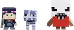 Mattel Minecraft Halloween Series Action Figure (3 Pack) - Alex with Hoodie, Mummy Sheep & Bedlam