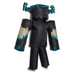 Disguise Minecraft Warden Inflatable Costume, Official Minecraft Inflating Jumpsuit with Air Inflating Fan, Adult Size