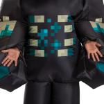 Disguise Minecraft Warden Inflatable Costume, Official Minecraft Inflating Jumpsuit with Air Inflating Fan, Adult Size